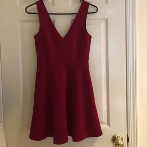 Forever 21 Wine Color Mini Dress
